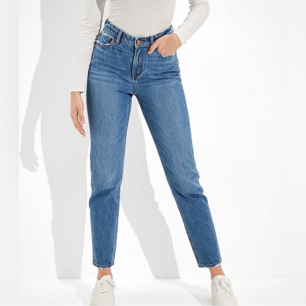 American eagle mom jeans size 10 long